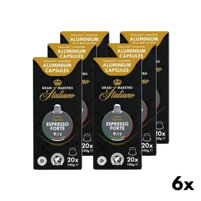 Espresso Forte Kaffeekapseln - Gran Maestro Italiano 6x20St