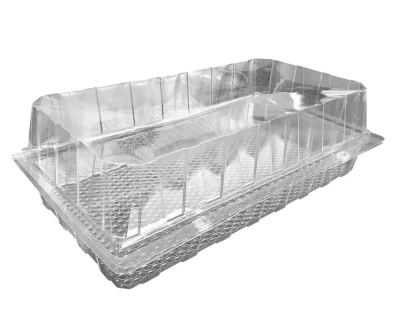 Blister für Gebäck/Brötchen APET 34,3x19x10cm - 150 Stk./Karton