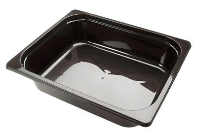 PP Gastro Half - Spritzguss - 325/40 - Schwarz - 325x265x40mm