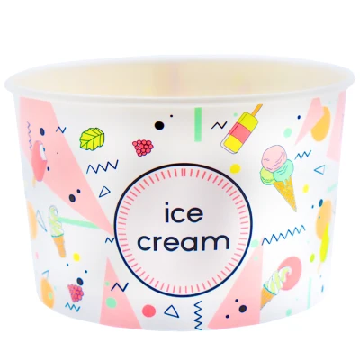 Eiscreme-Becher 'Ice cream' 360ml/12oz - 500 Stk/Karton