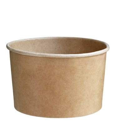 Papp-Eisbecher Kraft 245 ml/8 oz - 600 Stk/Karton