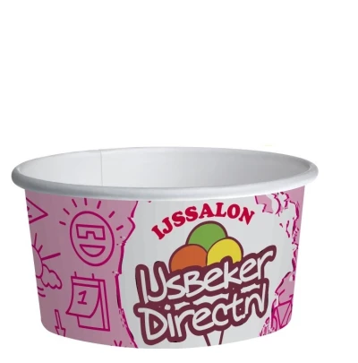 Bedruckte Eisbecher 200ml/8oz (ab 21.000 Stück)