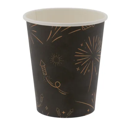 Pappbecher Neujahrsfeuerwerk 200cc/8oz - 1.000 Stk./Krt.