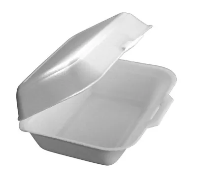 Mittagessen- und Frühlingsrollenbox medium XPS weiß - 500 Stk/Karton