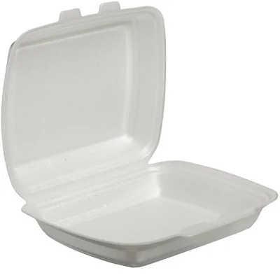 Menübox XPS Weiß/1 Fach - 200 Stk/Karton