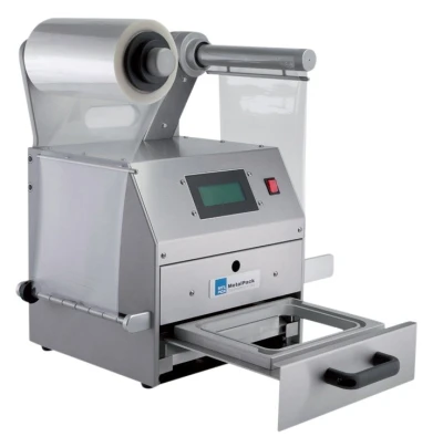 Topsealmaschine DeLuxe 240 + autom. Folientransport (ohne Formensatz)