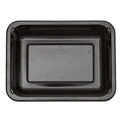 Mahlzeitbehälter CPET 171/50 1V Schwarz - 360 Stk/Karton