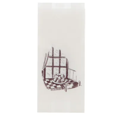 Papierene Pfannkuchentüte 3 Pfund – Verpackung für Pfannkuchen - Karton 10 kg