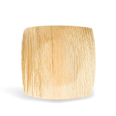 Palmblatt-Teller Quadratisch 20x20cm - 60 Stk./Pck
