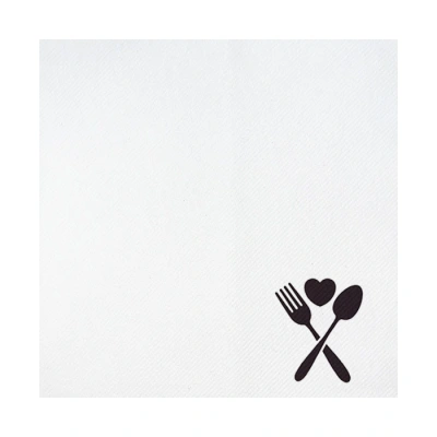 Bedruckte Serviette 40x40cm (ab 30 Stück)