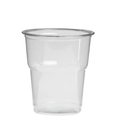 Kunststoff-Trinkglas (rPET) 200cc (max. 250cc) - 1.250 Stk./Karton