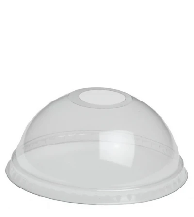 Domdeckel (PET) Ø95mm mit Öffnung - 1.000 Stk./Karton