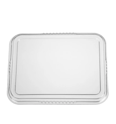 Deckel niedrig PP/CPET für Tablett 227x177mm APET – 250 Stk./Karton