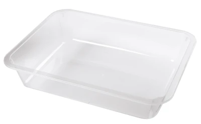 Menüschale PP 227/42 IM 1V Glasklar - 520 Stk./Karton