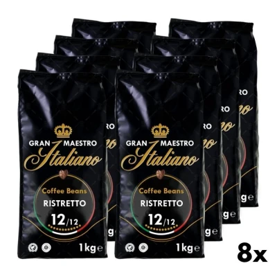 Ristretto-Kaffeebohnen - Gran Maestro Italiano 8x1kg