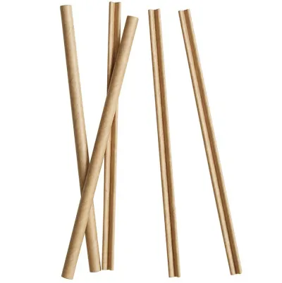 Papier-Rührstäbchen FSC® Kraft 140mm Ø6mm im Spender, 500 Stück