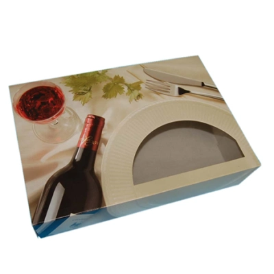 Cateringbox Bordeaux Klein (35cm) - 10 Stk./Pkg.