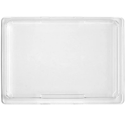 Sushi-Schalentray-Deckel (rPET) 255x185mm - 400 Stk./Karton