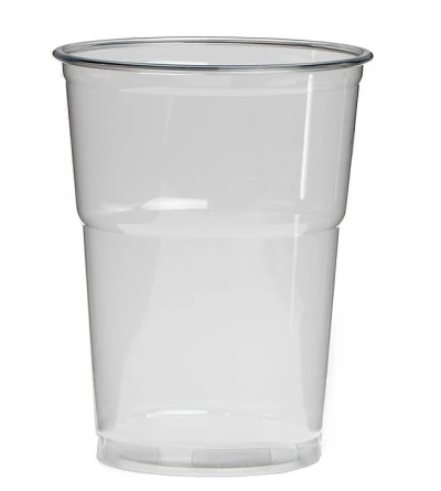 Kunststoff-Bierglas (rPET) 400cc (550cc Max) - 800 Stk./Karton