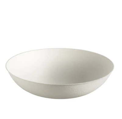 Bagastro Zuckerrohr Teller Tief Weiß/180mm - 200 Stück
