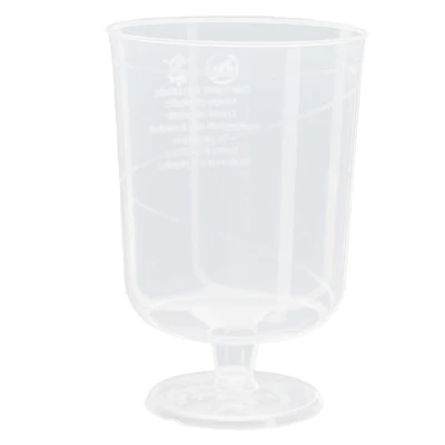 Wiederverwendbares Plastikweinglas (PP) 175cc - 612 Stk./Karton